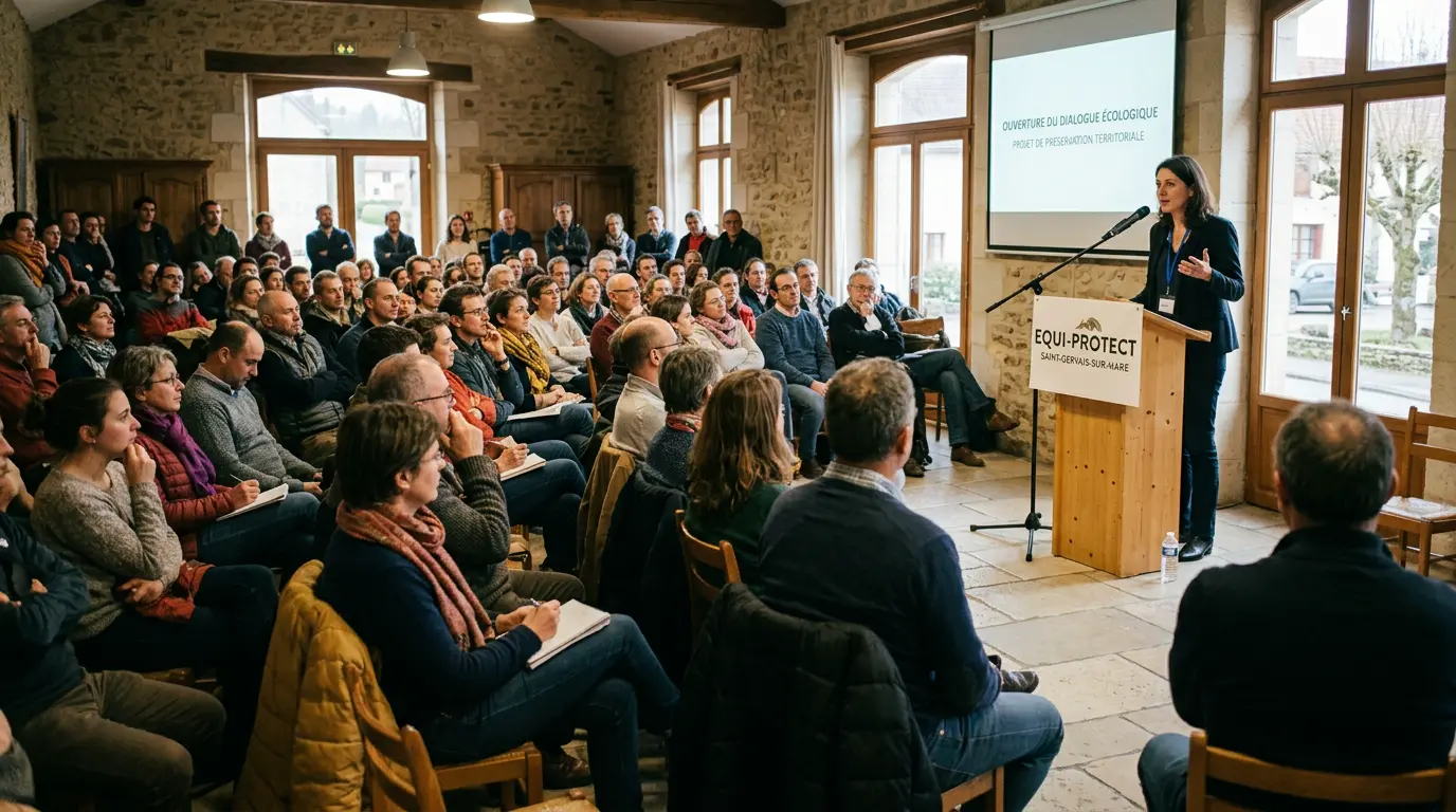 R&eacute;unions citoyennes et concertation publique &agrave; Saint-Gervais-sur-Mare
